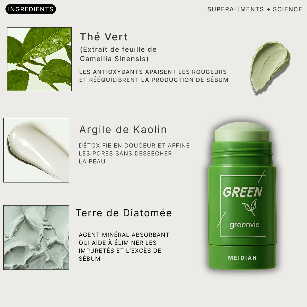 Masque Détox au Thé Vert