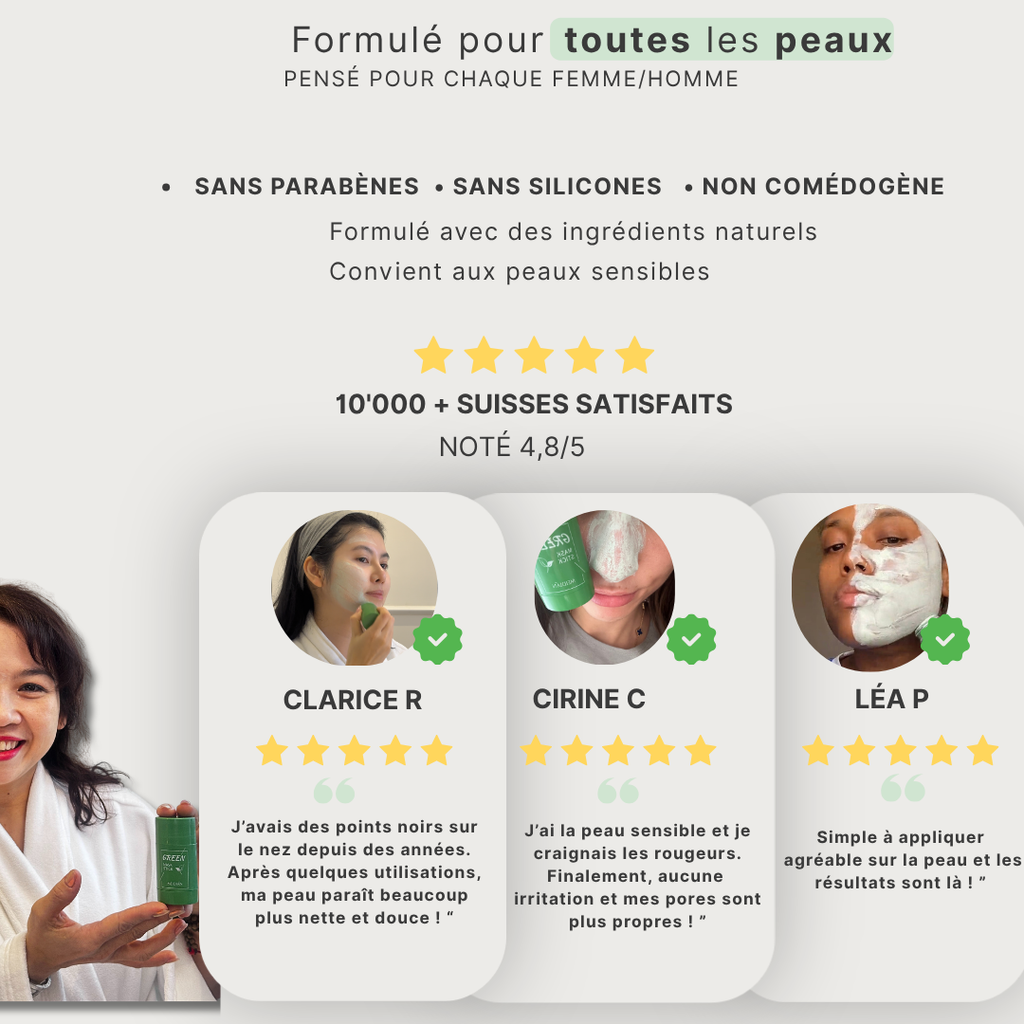 Masque Détox au Thé Vert